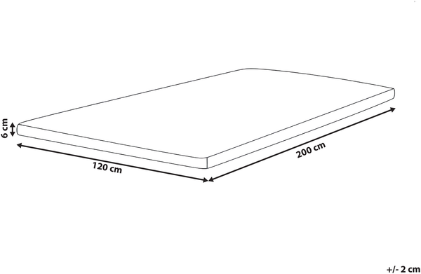 Latex-Matratzentopper GRACIOUS 120 x 200 cm Bild 2