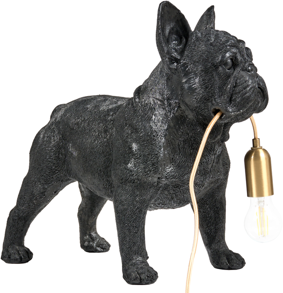 Tischlampe Hund BAXTER Schwarz