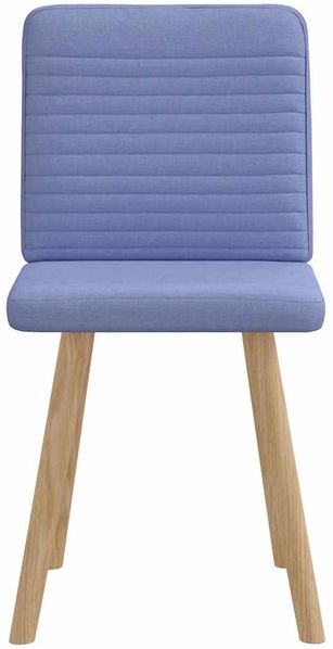 vidaXL Esszimmerstühle 2 Stk. Jeansblau Stoff 4101154 Bild 4
