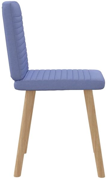 vidaXL Esszimmerstühle 2 Stk. Jeansblau Stoff 4101154 Bild 5