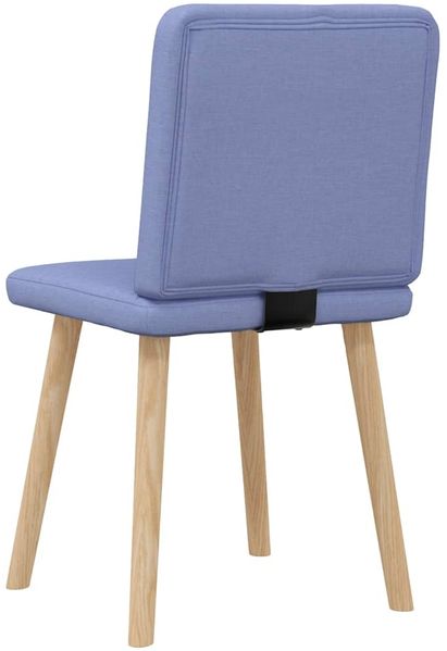 vidaXL Esszimmerstühle 2 Stk. Jeansblau Stoff 4101154 Bild 6