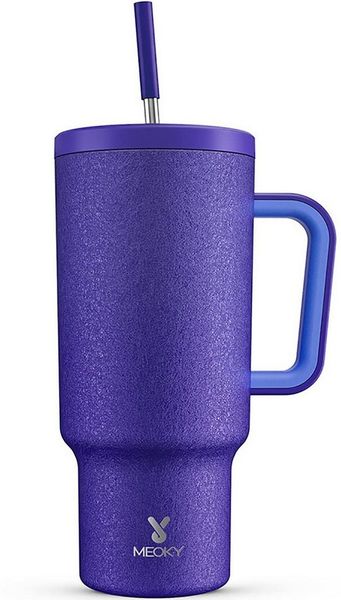 Fine Life Pro Thermobecher extra groß - Dichteschutz, doppelwandig isoliert für Warmes/Kaltes, Mit komfortabler Grip - Ideal für Alltag, Outdoor & Reisen