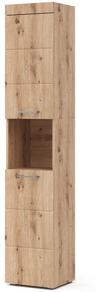 Badschrank Luna Eiche Wotan 37 x 190 cm Vicco