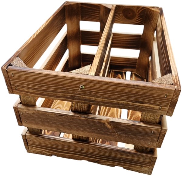 Holzkisten Obstkisten 3 x 40x30x25cm Geflammt Ablage Lang Bild 6