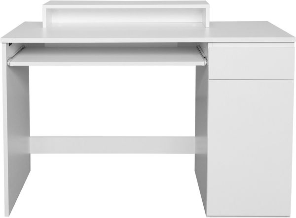 OTTO home Schreibtisch Jarvie, mit Tastaturauszug, mit Monitoraufsatz, mit Schublade, Tiefe: 50cm