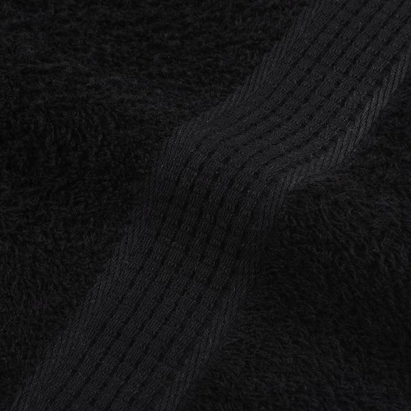 vidaXL Handtücher FROGN 2 Stk. Schwarz 100x200 cm 360 g/m² 136962 Bild 7