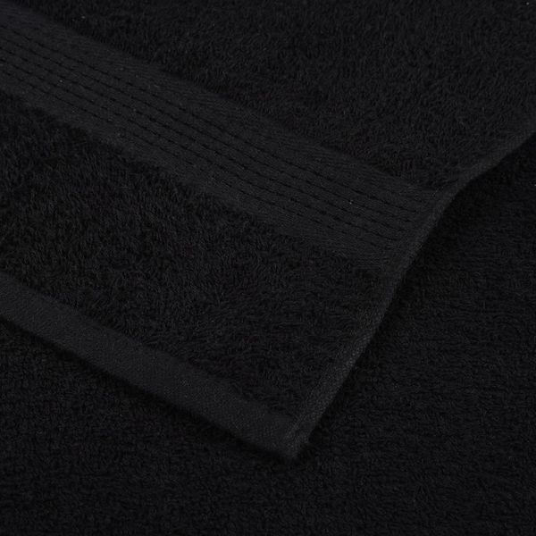 vidaXL Handtücher FROGN 2 Stk. Schwarz 100x200 cm 360 g/m² 136962 Bild 6