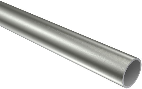 Rundrohr 160 cm, 16 mm Ø Edelstahl-Optik