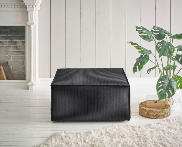 Home affaire Hocker SHERWOOD, Hocker quadratisch, ideale Ergänzung zum Loveseat SHERWOOD