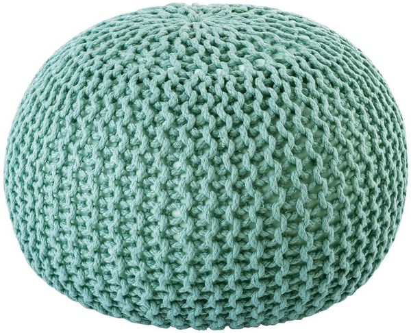 Amagohome Sitzhocker Pouf Outdoor ø 55 o. 45cm Bodenkissen Sitzpouf Hocker wetterfest pfleg