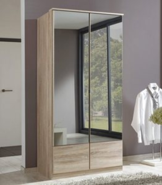 Kleiderschrank 'IMAGO' Schrank Schlafzimmerschrank Eiche Sägerau 90 cm Bild 6