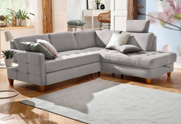 Home affaire Ecksofa Earl L-Form, wahlweise auch mit Bettfunktion oder Bettfunktion mit Bettkasten