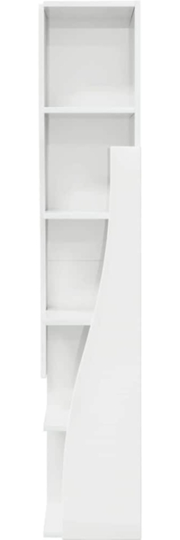 vidaXL Eckschrank Weiß 27,5 x 27 x 140 cm Holzwerkstoff 889869 Bild 5