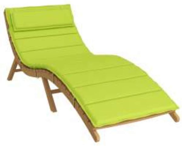 vidaXL Sonnen-Lounger Kissen Grün 180 x 60 x 4 cm Oxford-Stoff 361863