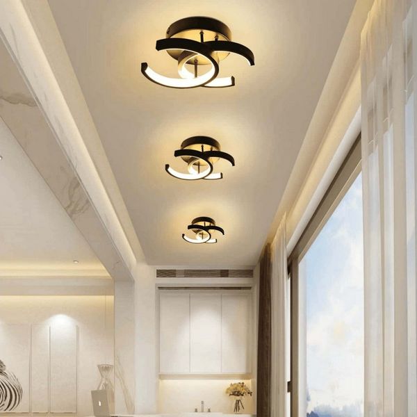 wohnTRAUM24 Deckenleuchten 3-Farbige Decken-Lampe Dimmbar LED Deckenleuchte, LED fest integriert, Warmweiß Kaltweiß Neutralweiß, Wohnzimmer Flur Küchen Eingang
