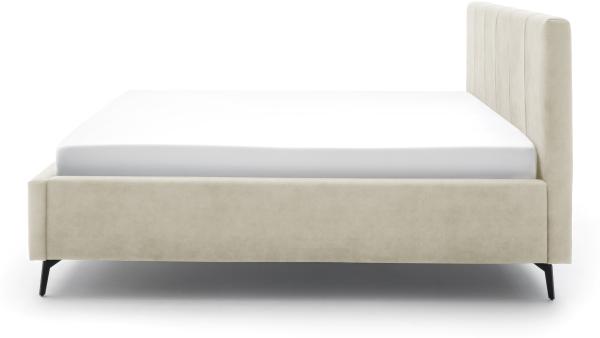 Polsterbett Lizzano mit Bettkasten - Stoff Beige Bild 6
