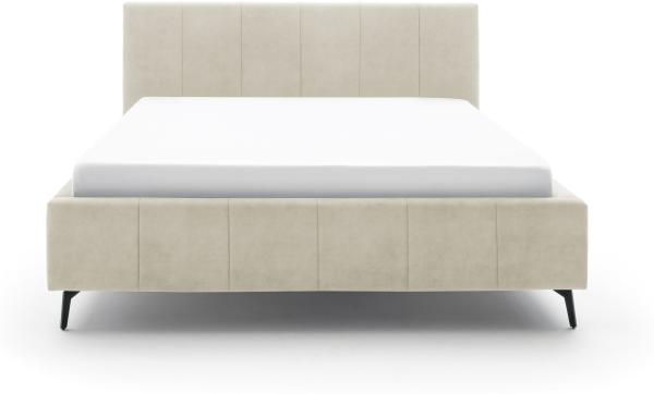 Polsterbett Lizzano mit Bettkasten - Stoff Beige Bild 5