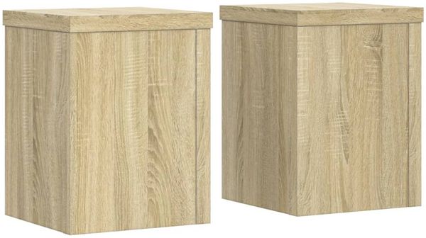 vidaXL Pflanzenständer 2 Stk. Sonoma-Eiche 15x15x20 cm Holzwerkstoff 852890 Bild 2