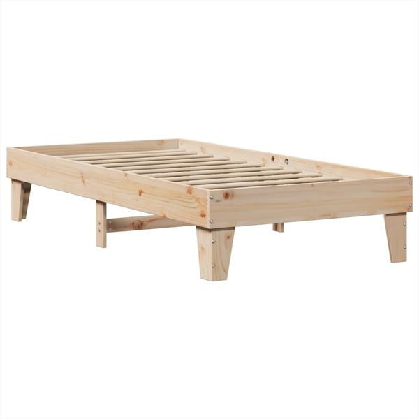 vidaXL Massivholzbett ohne Matratze 90x190 cm Kiefer 855376 Bild 6