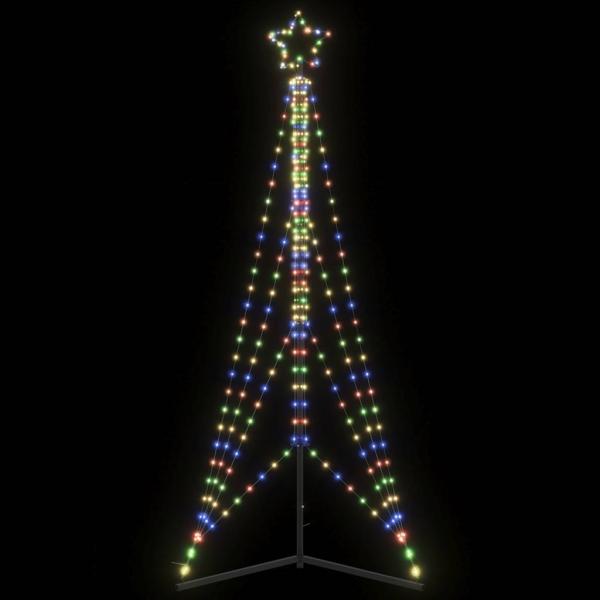 vidaXL Weihnachtsbaum-Beleuchtung 483 LEDs Mehrfarbig 240 cm 4016415