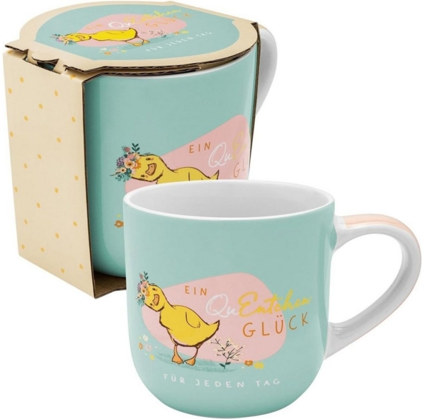 Tasse Kaffeetasse Kaffeebecher Teetasse Sheepworld 50cl QuEntchen Glück 48476