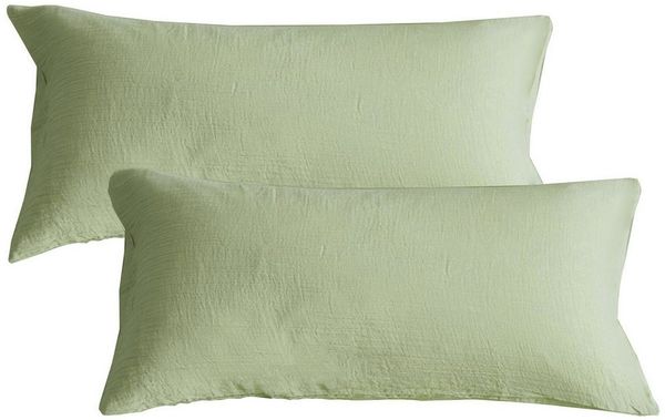 KEAYOO Bettwäsche SBD Double Gauze Muslin, Baumwolle, 2 teilig, Double Gauze 100% Baumwolle Bügelfrei weiche Bettwäsche