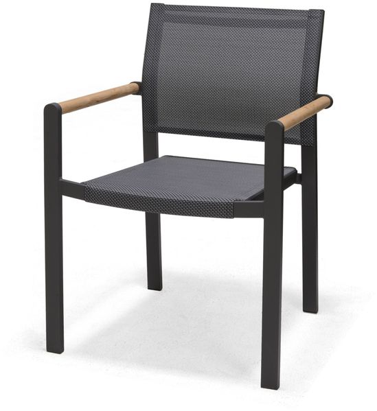 2er Set ScanCom Amber stacking Stuhl aus Aluminium mit