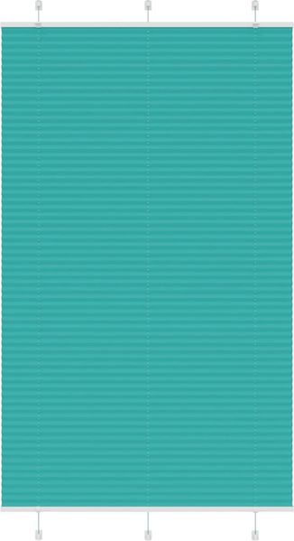 vidaXL Plissee Petrolgrün 115x200 cm Stoffbreite 114,4 cm Polyester 4015418