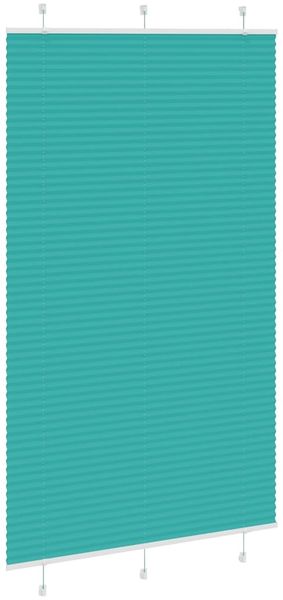 vidaXL Plissee Petrolgrün 115x200 cm Stoffbreite 114,4 cm Polyester 4015418 Bild 3