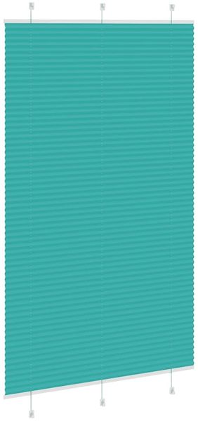 vidaXL Plissee Petrolgrün 115x200 cm Stoffbreite 114,4 cm Polyester 4015418 Bild 4