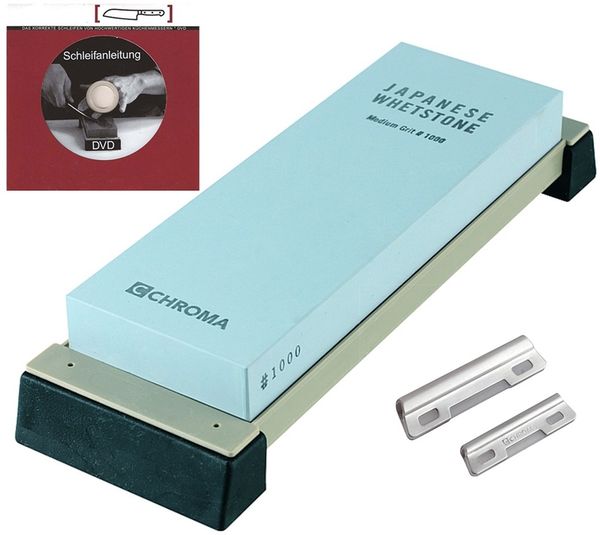 Chroma Schleifsteinset: ST1000 mit DVD und Schleifhilfe