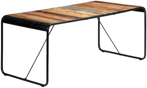 vidaXL Esstisch 180 x 90 x 76 cm Altholz Massiv [247862]