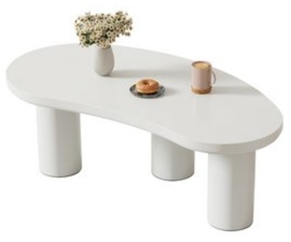 HAUSS SPOLE Couchtisch Halbmond-Couchtisch, MDF-Tischplatte und PVC-Beine, mit Filzunterlage (Wohnzimmertisch, 1-St), mit MDF-Tischplatte, PVC-Beine und Filzunterlage Bild 6