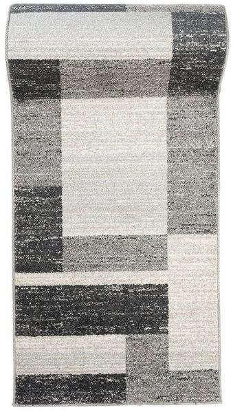Mazovia Läufer Läufer Flurläufer Modern für Vorzimmer, Küche - Grau, 80 x 100 cm, Kurzflor, Meterware, Höhe 10 mm