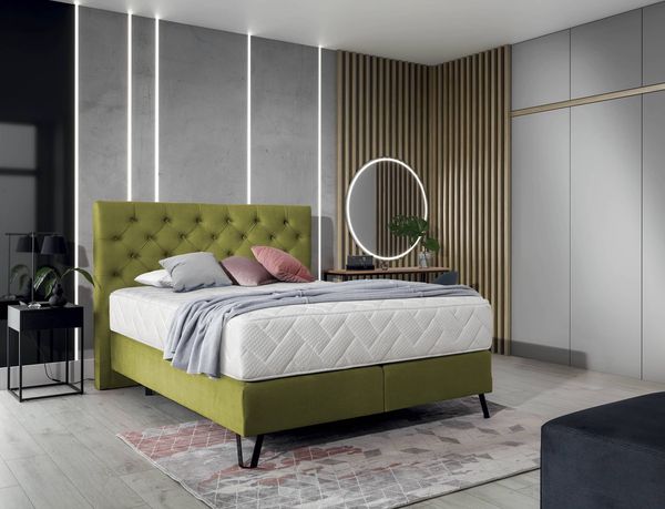 Boxspringbett Bertina – Ihr Traum vom perfekten Schlaf in drei verschiedenen Größen