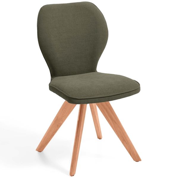 NIEHOFF SITZMÖBEL Polsterstuhl COLORADO BHT 49.50x92x60 cm Esszimmerstuhl Freischwinger Schwingstuhl