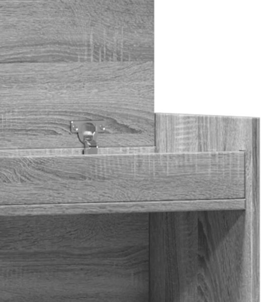 vidaXL Schuhschrank Grau Sonoma 100,5x28x100 cm Holzwerkstoff 840427 Bild 9