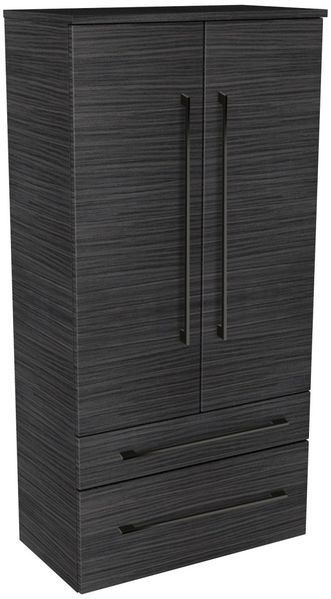 Lanzet Midischrank 60 cm, Schwarz