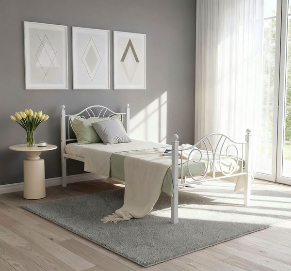 OTTO home Metallbett LUND Landhausbett Bett Märchenbett Prinzessinbett, Träume wie im Märchen: Dein romantisches Metallbett in 2 Breiten