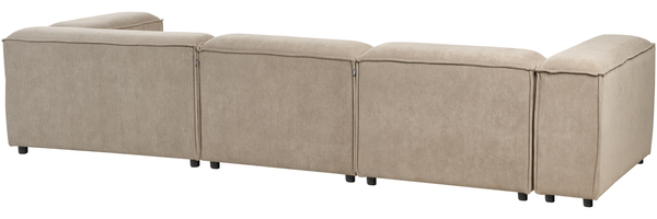3-Sitzer Sofa Cord taupe ARDAL Bild 6