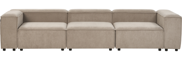 3-Sitzer Sofa Cord taupe ARDAL Bild 4