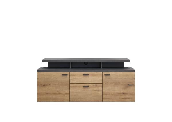 Trendteam 'Mood' TV-Lowboard, Matera Melamin,Fr. Coast Evoke Eiche Melamin, B/H/T: 151 / 66 / 47 cm