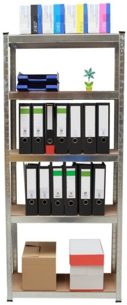 Schwerlastregal 170x75x30 cm 2er Set Steckregal Lagerregal Bild 2