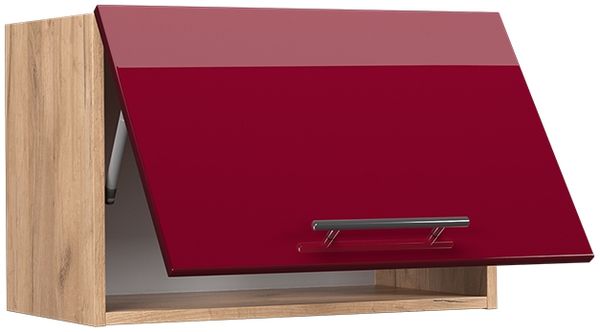 Hängeschrank Fame-Line Bordeaux Hochglanz 60 cm Flach Vicco Bild 4
