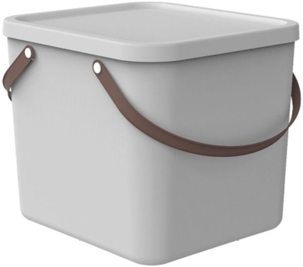 Rotho Aufbewahrungssystem Albula 40 L mistletoe weiß Aufbewahrungsbox mit Deckel Bild 2
