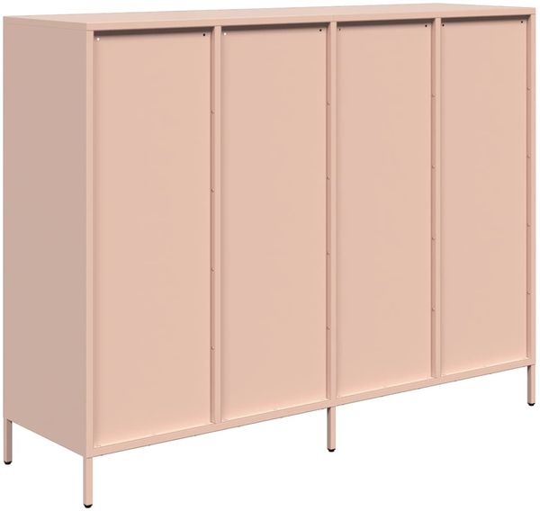 Sideboard, Kommode Rosa 135x39x103,5 cm Kaltgewalzter Stahl Bild 7