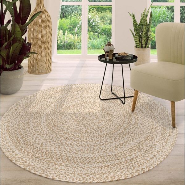 TT Home Teppich Diele, Esszimmer, Flur, Kinderzimmer, Schlafzimmer, Wohnzimmer, Rund, Höhe: 9 mm, Wohnzimmer Teppich Rund Kurzflor Hangefertigt Modern Unifarben Cutout