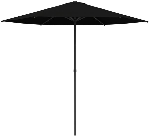 vidaXL Garten-Sonnenschirm 230x230 cm Polyester Rechtwinklig Schwarz 42036182