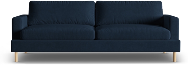 Micadoni Sofa Aliya 4-Sitzer Samt Dunkelblau