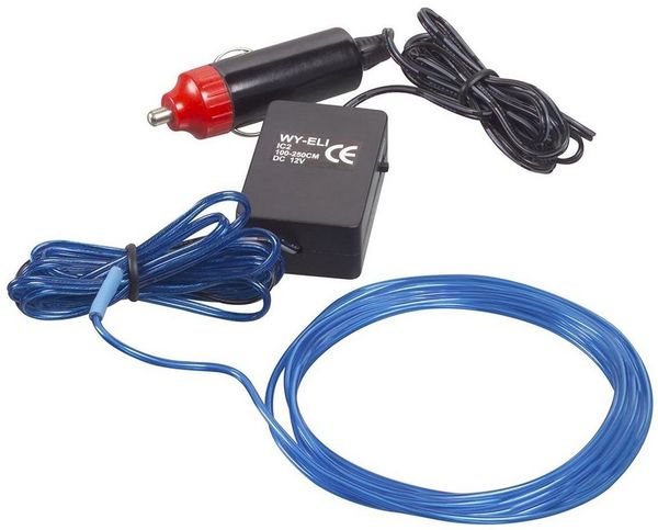 UNITEC LED-Flexbandbeleuchtung LED Licht-Schnur mit 12V Anschluss, Ambientebeleuchtung